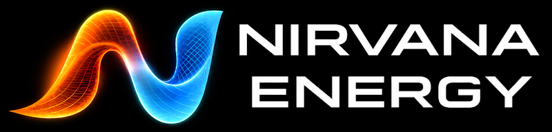 New Nirvana Energy Logo - BLACK - Horizontal Small