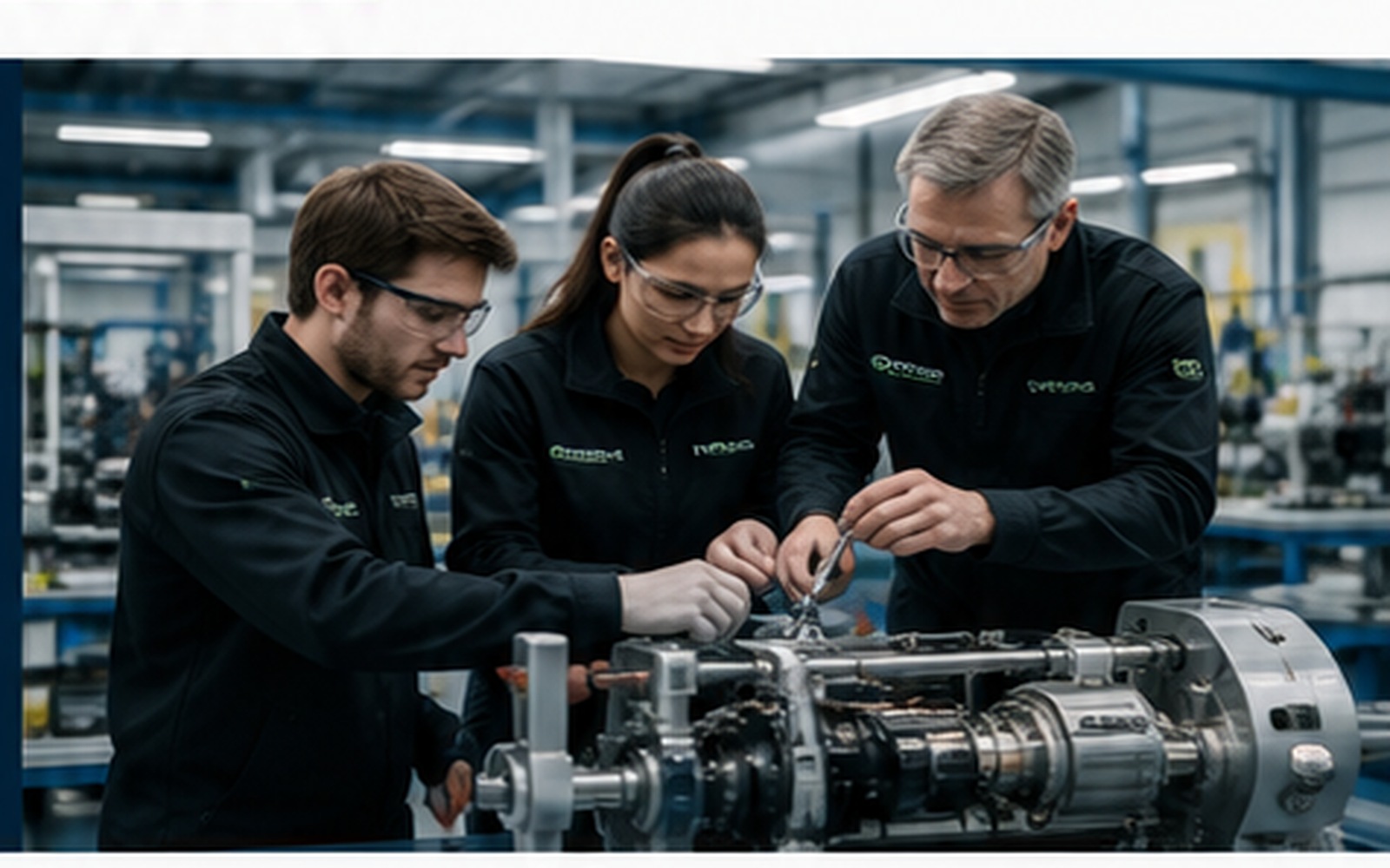 Nirvana Energy engineers and technicians collaborating on advanced energy-system development